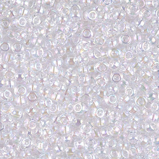 8/0 Transparent Pale Pink AB Miyuki Seed Bead 8-265 10g