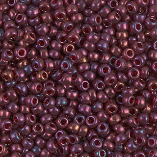 8/0 Cranberry Gold Luster Miyuki Seed Bead 8-313 10g