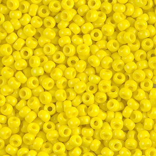 8/0 Opaque Yellow Miyuki Seed Bead 8-404 10g