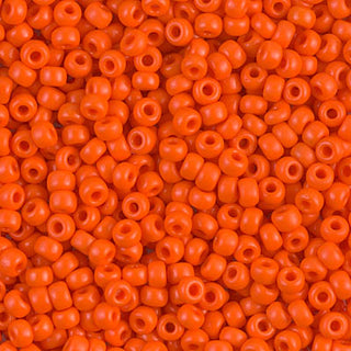 8/0 Opaque Orange Miyuki Seed Bead 8-406 10g