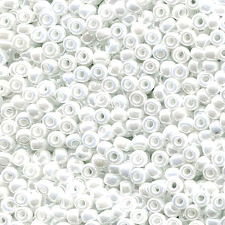 8/0 White Pearl Ceylon Miyuki Seed Bead 8-420 10g