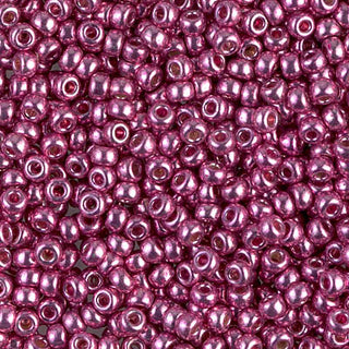 8/0 Duracoat Galvanized Hot Pink Miyuki Seed Bead 8-4210 10g