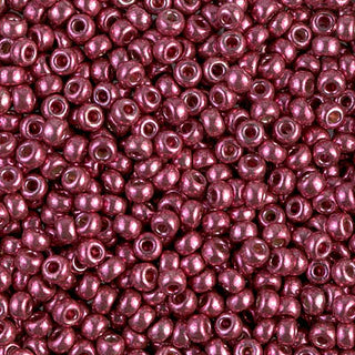 8/0 Duracoat Galvanized Magenta Miyuki Seed Bead 8-4219 10g