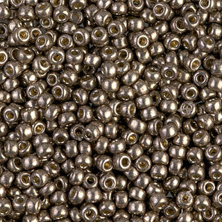 8/0 Duracoat Galvanized Pewter Miyuki Seed Bead 8-4222 10g