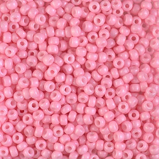 8/0 Duarcoat Opaque Dyed Ballerina Pink Miyuki Seed Bead 8-4466 10g