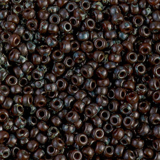 8/0 Transparent Flame Red Picasso Miyuki Seed Bead 8-4503 10g