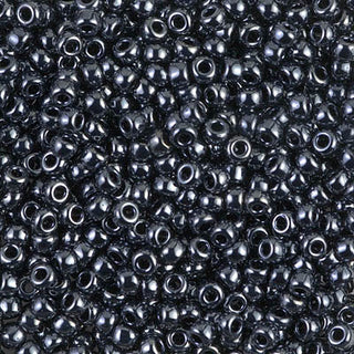 8/0 Gunmetal Miyuki Seed Bead 8-451 10g