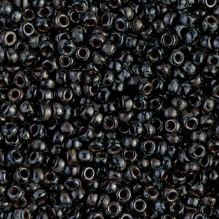 8/0 Black Picasso Miyuki Seed Bead 8-4511 10g
