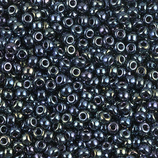 8/0 Gunmetal Iris Miyuki Seed Bead 8-456 10g