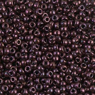 8/0 Metallic Dark Raspberry Miyuki Seed Bead 8-460 10g