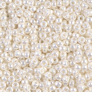 8/0 Ivory Pearl Ceylon Miyuki Seed Bead 8-591 10g
