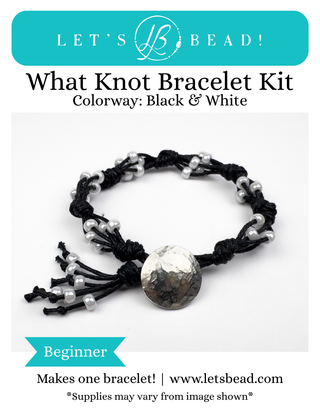 What Knot Bracelet Kit - Black & White Cover
