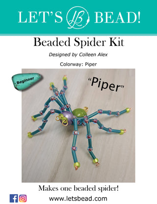 Cover of beaded spider kit 'Piper"