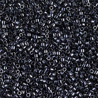 Gunmetal 11/0 Miyuki Delica Bead DB0001 7g