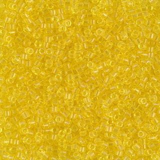 Transparent Yellow 11/0 Miyuki Delica Bead DB0710 7g