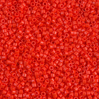 Opaque Vermillion Red 11/0 Miyuki Delica Bead DB0727 7g