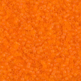 Matte Transparent Orange 11/0 Miyuki Delica Bead DB0744 7g