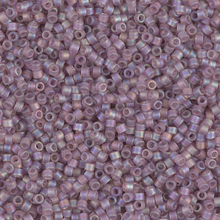 Matte Transparent Smoky Amethyst AB 11/0 Miyuki Delica Bead DB0857 7g