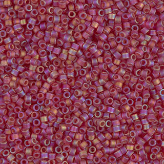 Matte Transparent Dark Cranberry AB 11/0 Miyuki Delica Bead DB0867 7g