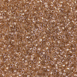 Sparkle Honey Beige Lined Crystal 11/0 Miyuki Delica Bead DB0901 7g