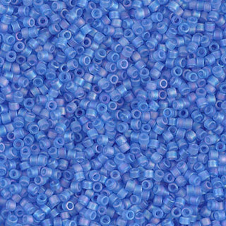 Matte Transparent Azure AB 11/0 Miyuki Delica Bead DB1285 7g