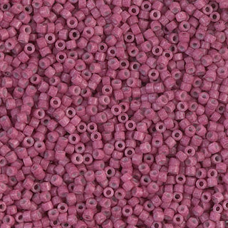 Dyed Opaque Antique Rose 11/0 Miyuki Delica Bead DB1376 7g