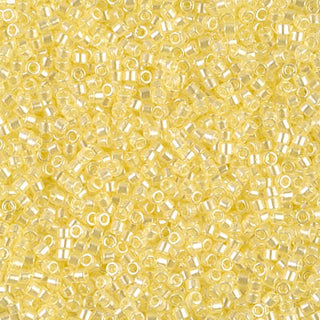 Transparent Pale Yellow Luster 11/0 Miyuki Delica Bead DB1471 7g