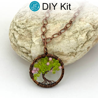 DIY Tree of Life Necklace-Spring kit.