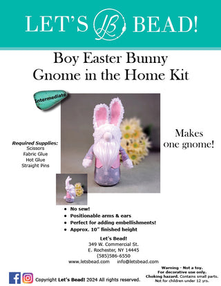 Easter Bunny Boy Gnome Kit