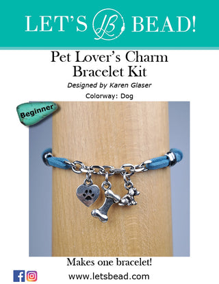 DIY Pet lovers charm bracelet - dog.