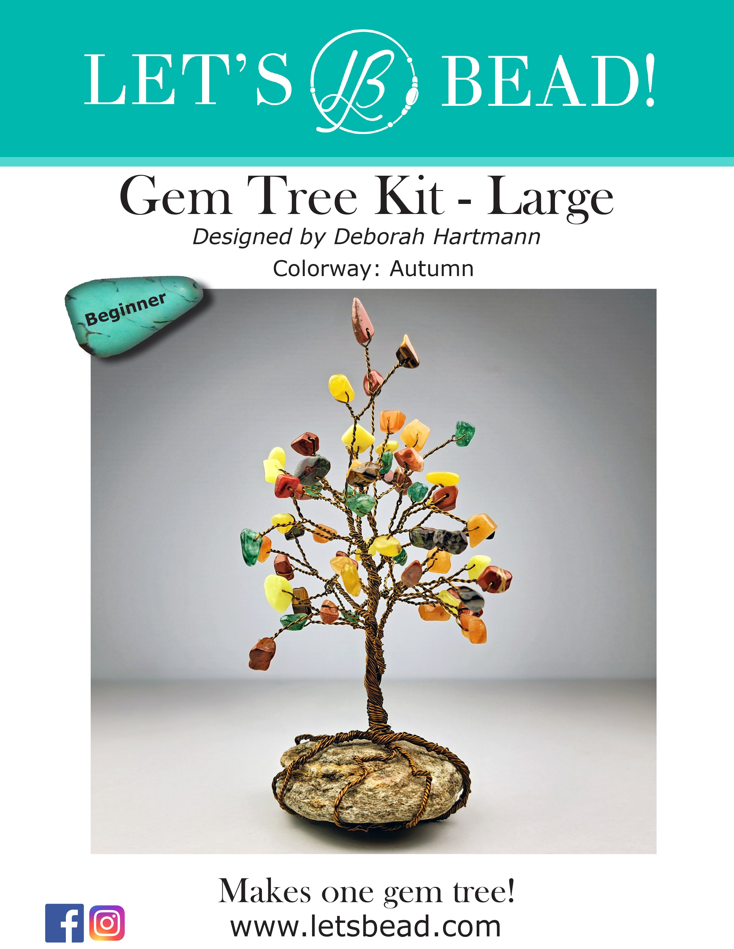 beaded bonsai tree kit Gem Tree Kit