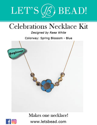 Cover image of Celebrations Necklace Kit, Colorway Spring Blossom Blue