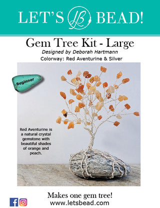 Cover of DIY Gem Tree Kit in Red Aventurine.