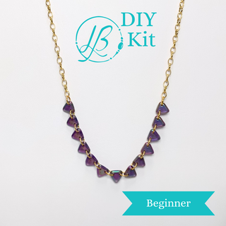 Tranquil Triangles Necklace Kit - Multiple Colors