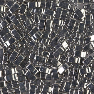 Palladium Plated Miyuki Half Tila 3g HTL-194