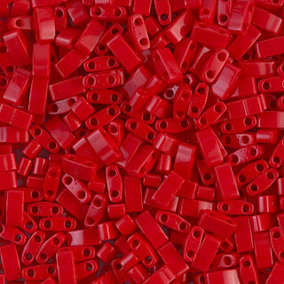 Opaque Red Miyuki Half Tila 7g HTL-408