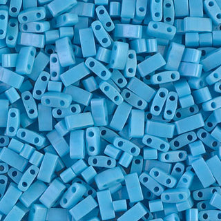 Opaque Turquoise Blue Miyuki Half Tila 7g HTL-413