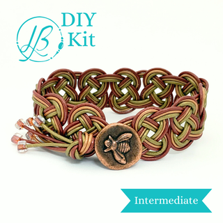 3 Strand Celtic Knot Bracelet Kit Honey Bee