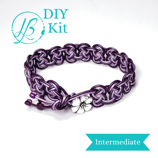 Celtic Knot Bracelet Kit Lilac & Lavender