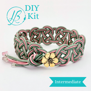 3 Strand Celtic Knot Bracelet Kit Pink Dogwood