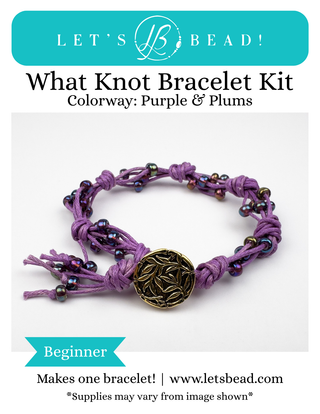 What Knot Bracelet Kit - Purple & Plums Kit Cover