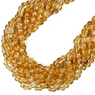 Citrine 6mm Round 15.5in Strand