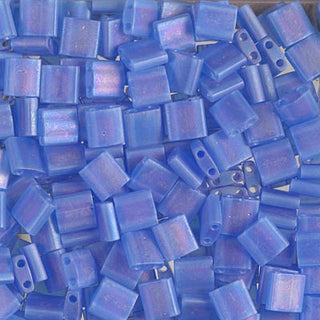 Matte Transparent Sapphire Blue Miyuki Tila 10g TL-150FR