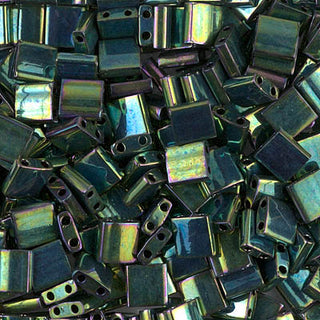 Metallic Malachite Green Iris Miyuki Tila 10g TL-468