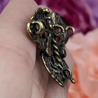 Antique Brass Butterfly 4-Loop Connector Charm