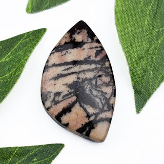 Outback Jasper Pendant with leaves.