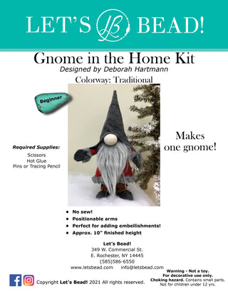 Cover of Let's Bead Gnome in the Home Kit.