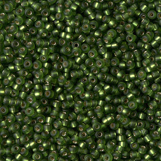 11/0 Matte S/L Olive Seed Bead 11-26F 10g