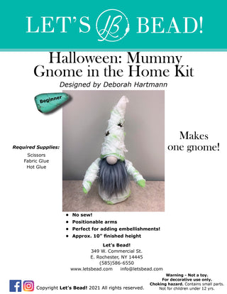 Gnome in the Home Kit - Halloween: Mummy