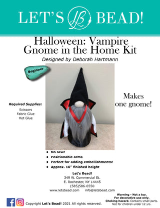 Gnome in the Home Kit - Halloween: Vampire